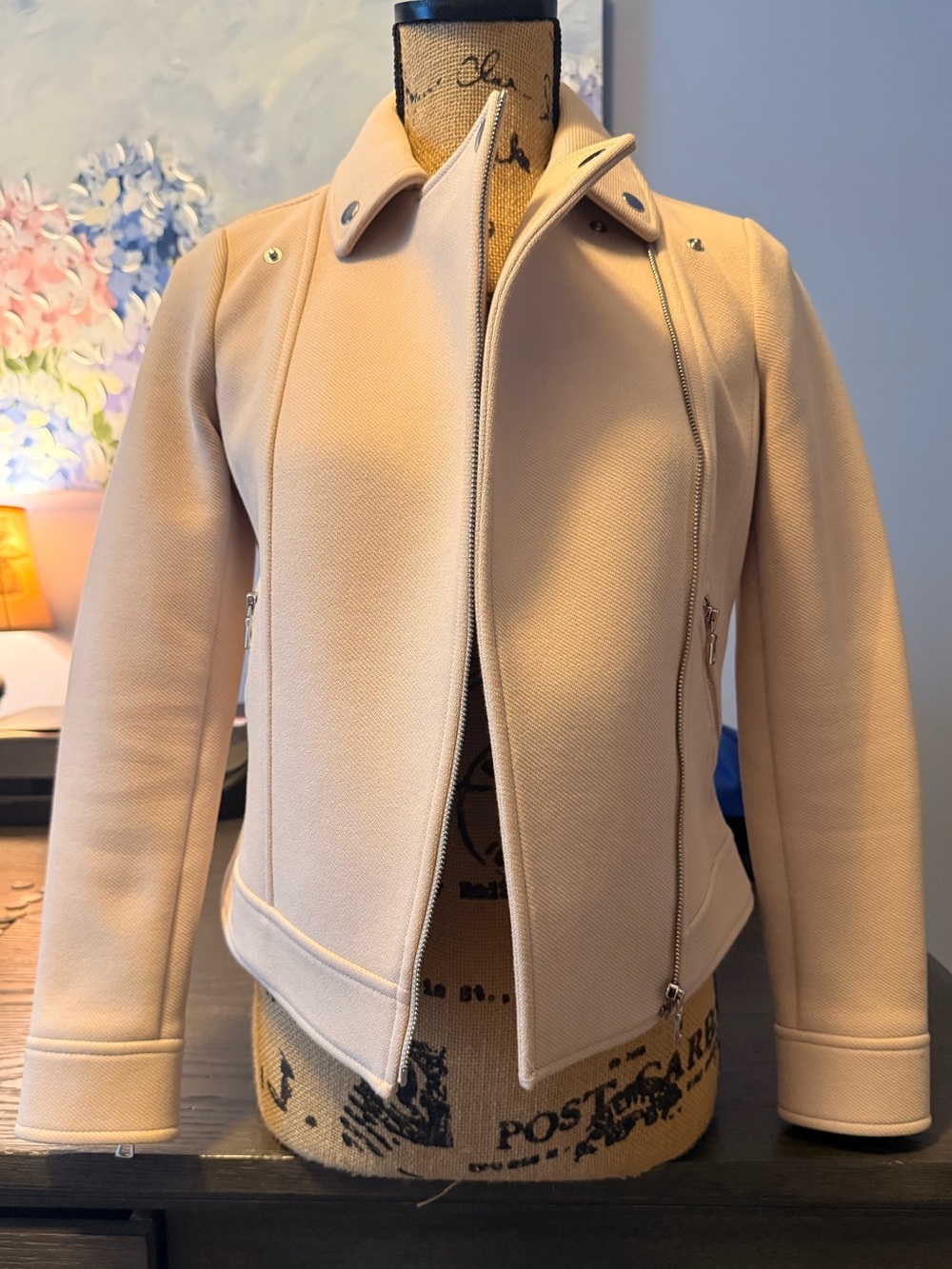 Ann Taylor Blush/Pink Moto Jacket